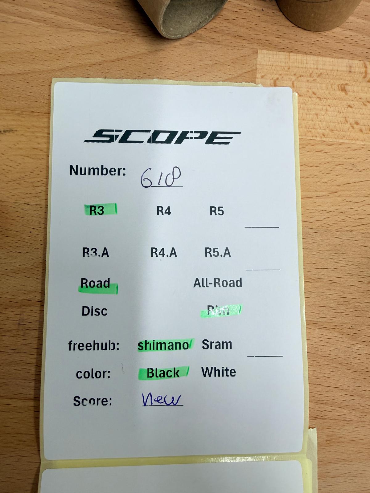 Scope R3 rim brake – Wheelset – Shimano thumbnail 2