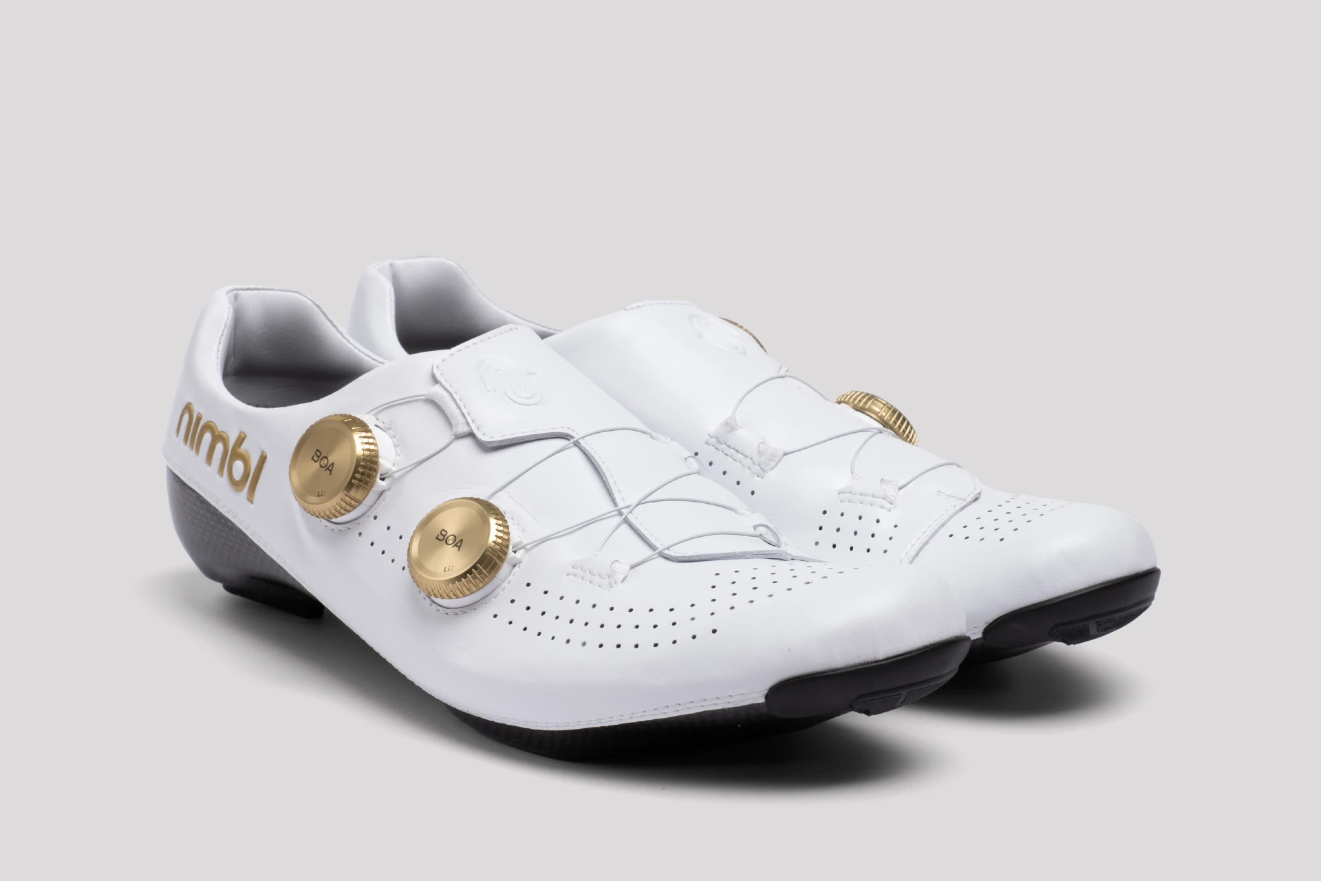 Nimbl Exceed Ultimate Glide – Cycling shoes White/Gold thumbnail 2