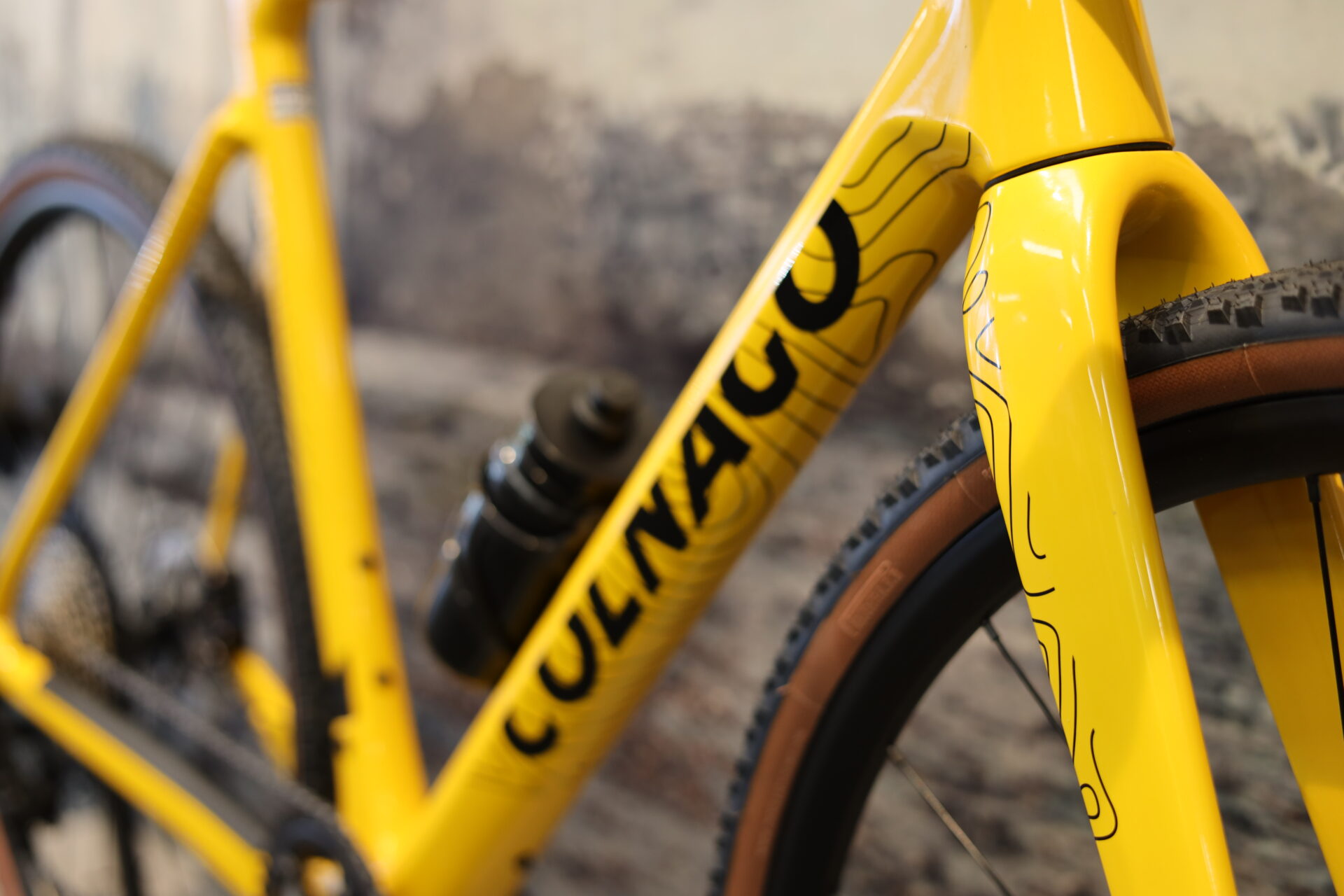 Colnago G4X – Gravelbike – 54 cm – GRX 1x12 – Fulcrum Lite – Geel thumbnail 3
