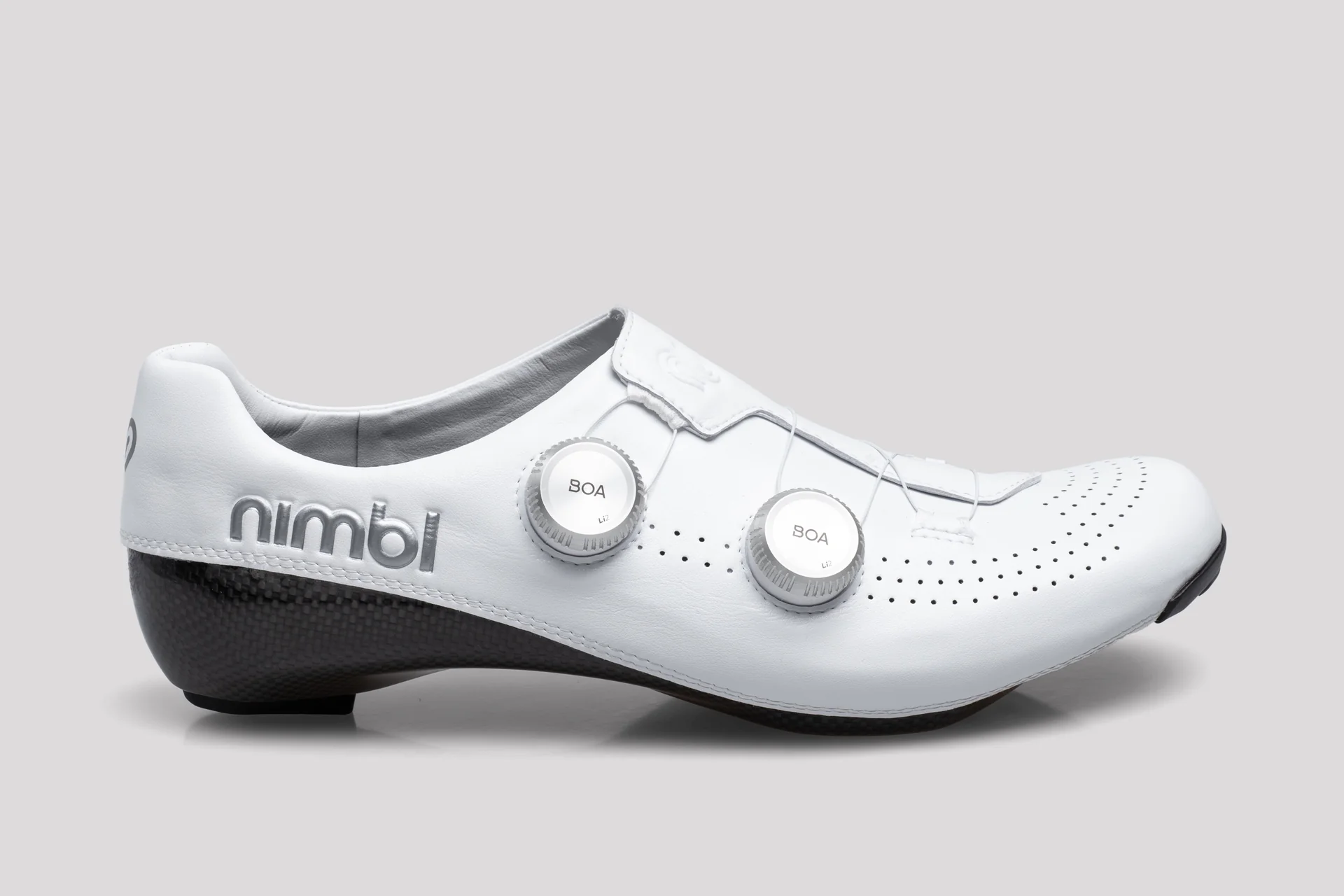Nimbl Exceed Ultimate glide – Wielrenschoenen – Wit/Zilver