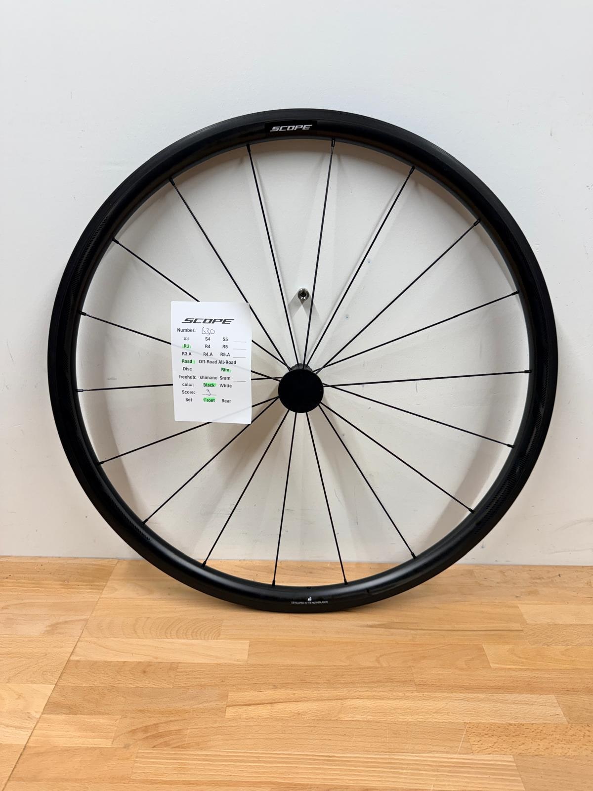 Scope r3 – Front wheel – Rimbrake – 630