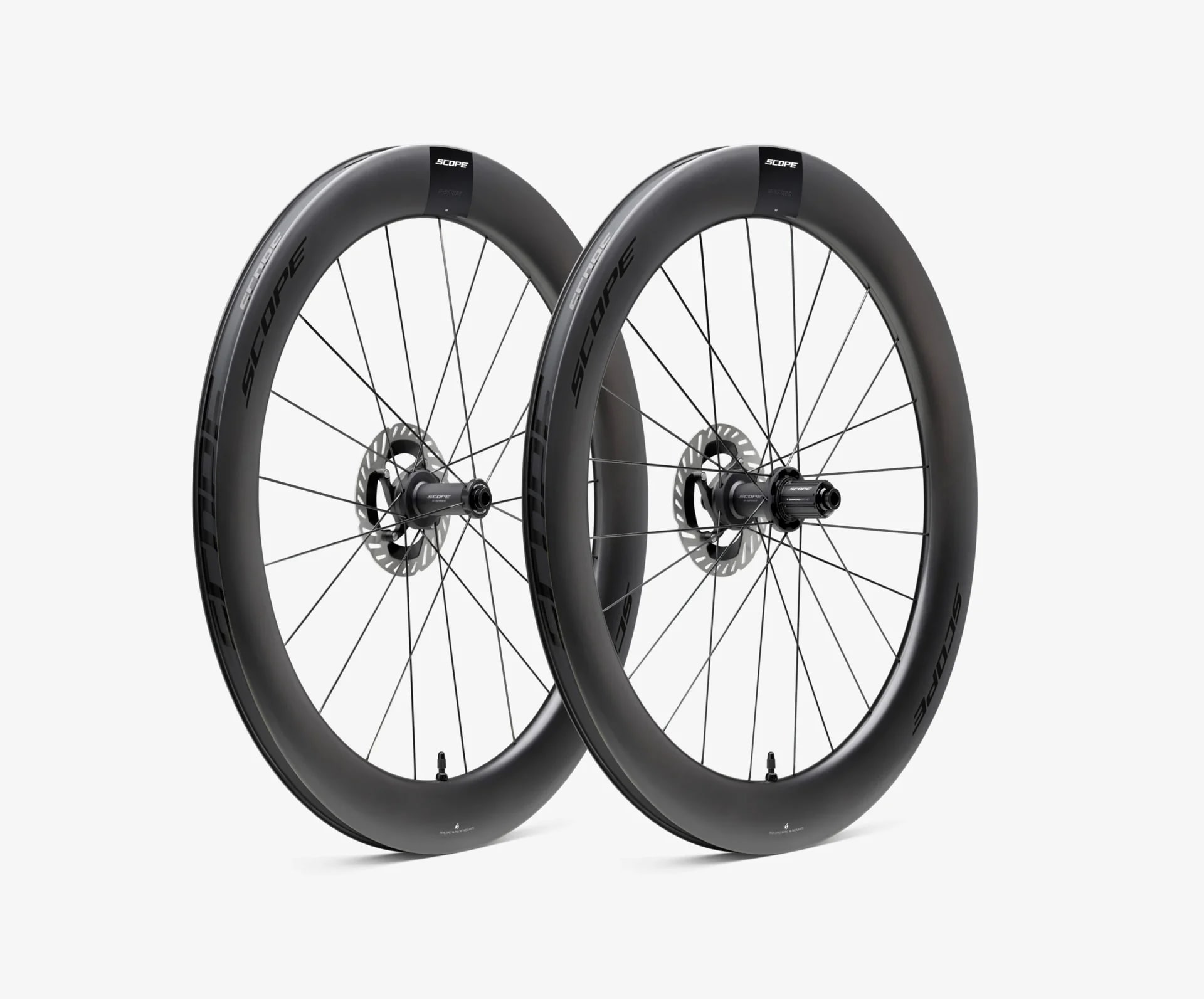 Scope R6.A – Carbon Wheelset – Disc – Zwart