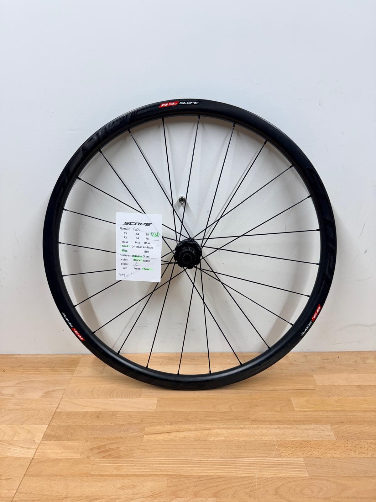 Scope r3 – Disc – Zwart – Rear – Shimano -624